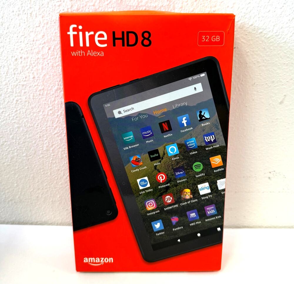 Amazon Fire HD 8" Tablet (32 GB) Alexa Support Streaming, E-Books, Social Media